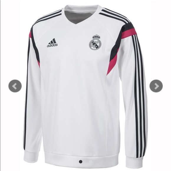 adidas Girls L Real Madrid CF Soccer Training Top - Picture 14 of 14